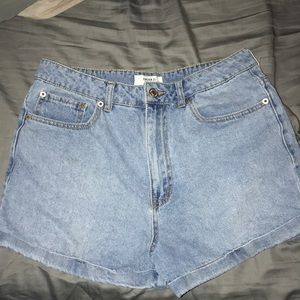 High Waisted Denim Shorts